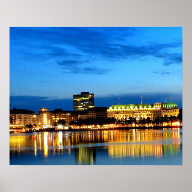 Poster Hamburg Harbour Hafen Deutschland Alster (Framsidan)