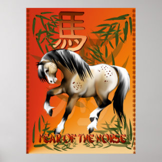 Poster hästår