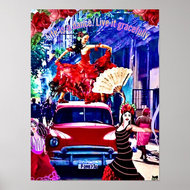 POSTER Havanna, Kuba (Framsidan)