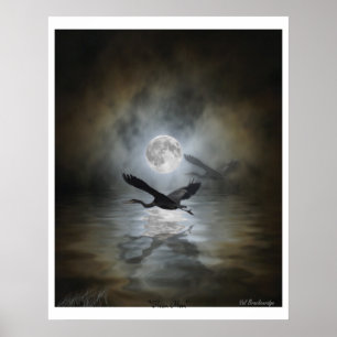 poster "Heron Måne" Art Print