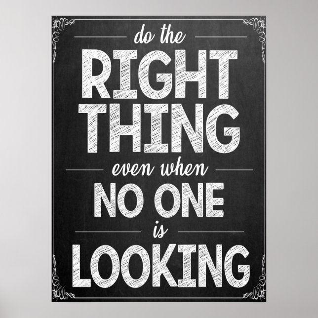 Poster Höger Sak Classroom (Framsidan)