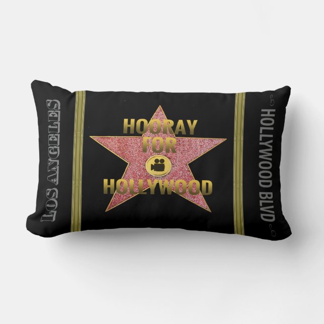 Poster Hollywood Blvd. Lumbar Pillow Lumbarkudde (Framsida)