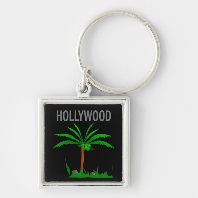 Poster Hollywood Blvd. Nyckelring (Framsidan)