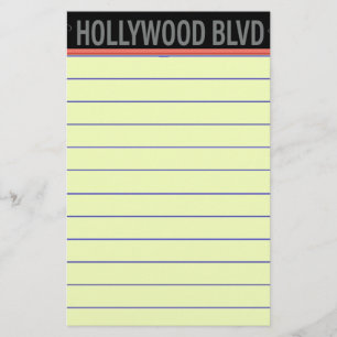 Poster Hollywood Blvd. Papper