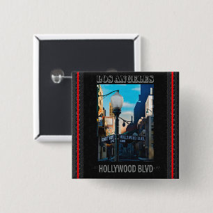 Poster Hollywood Blvd. Pin Knapp