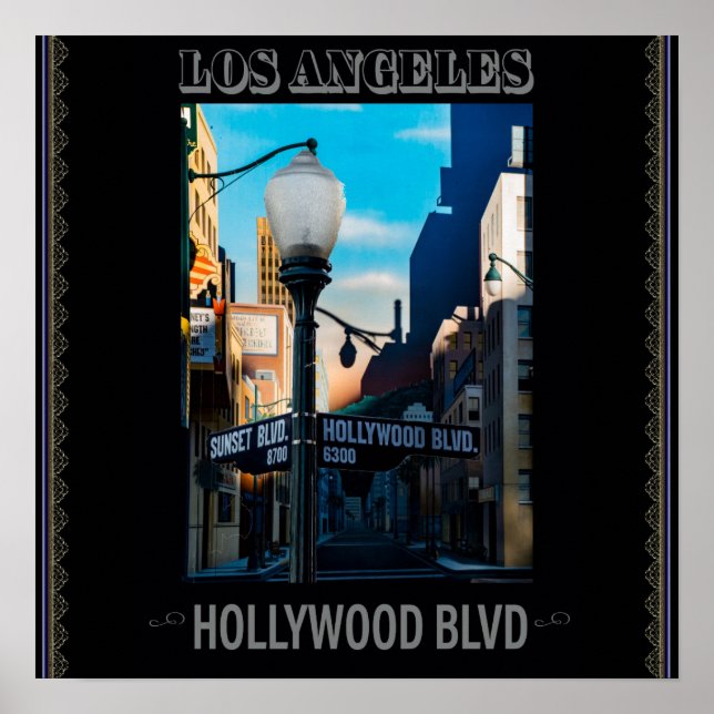 Poster Hollywood Blvd. Poster (Framsidan)