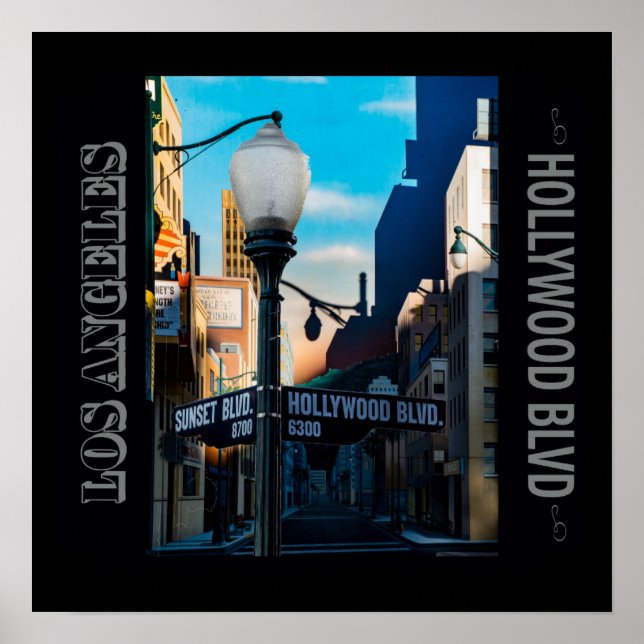 Poster Hollywood Blvd. Poster (Framsidan)