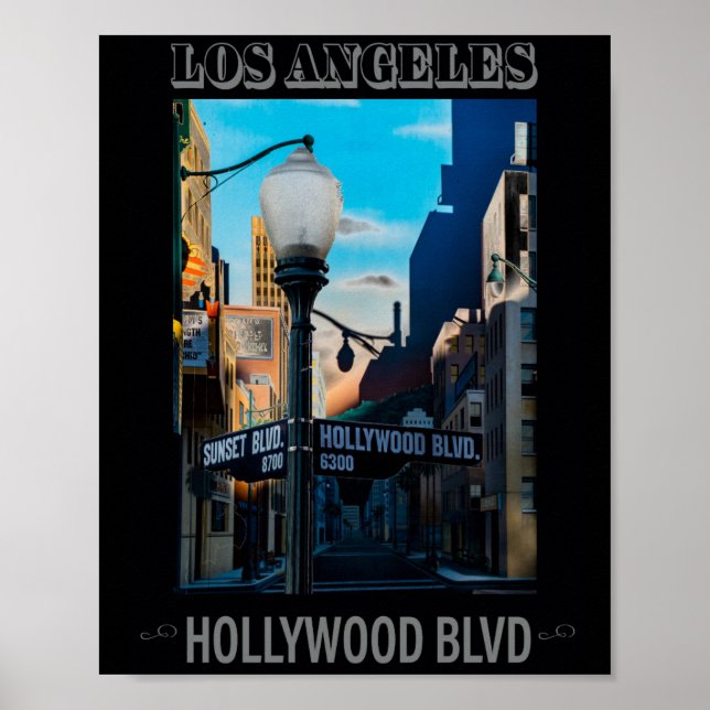 Poster Hollywood Blvd. Poster (Framsidan)
