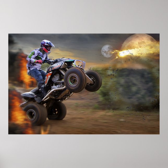 Poster Hoppa till Porthole med din Quad Bike (Framsidan)