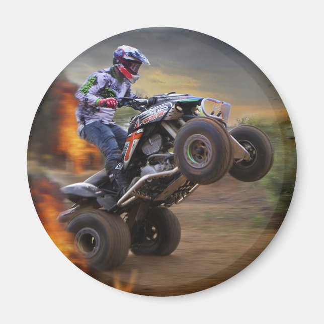 Poster Hoppa till Porthole med din Quad Bike Magnet (Framsidan)