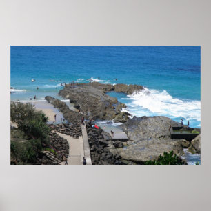 Poster Hoppare Rainbow Bay Australien