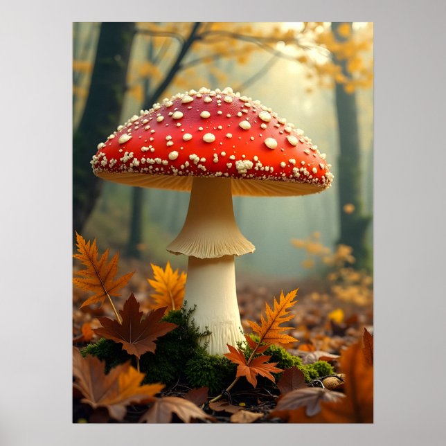 Poster höstsvamp (Framsidan)