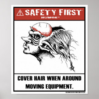 Poster Humor-Cover Hair första gången
