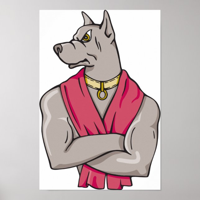 Poster Hund för sport (Framsidan)