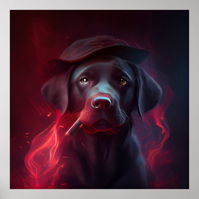 Poster Hund Red (Framsidan)