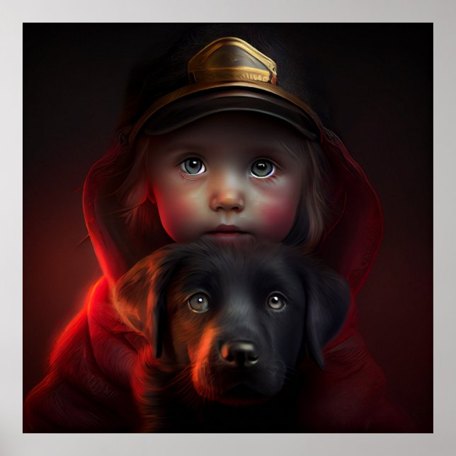 Poster Hund Red (Framsidan)