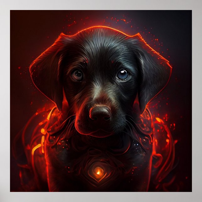 Poster Hund Red (Framsidan)