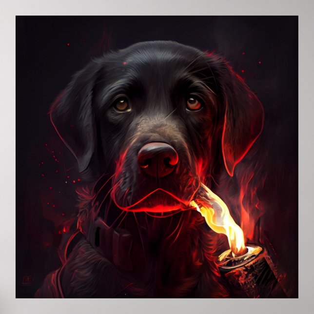 Poster Hund rouge (Framsidan)