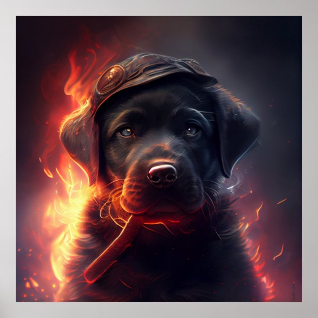 Poster Hund rouge (Framsidan)