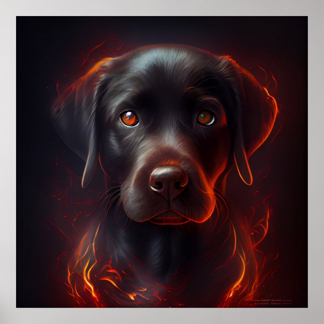 Poster Hund rouge (Framsidan)