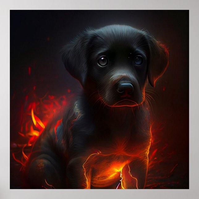 Poster Hund rouge (Framsidan)