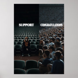 Poster Hustle Motivation för hårt arbete