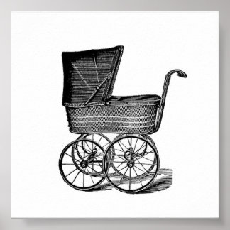 Poster i Antique Baby Carriage