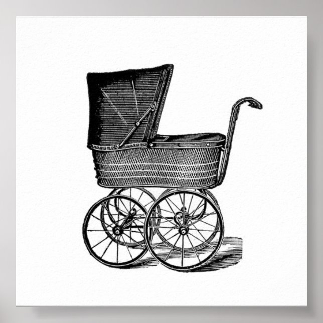 Poster i Antique Baby Carriage (Framsidan)