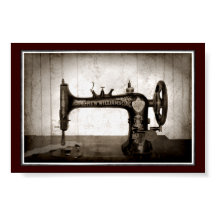 Poster i Antique Sewing Maskin