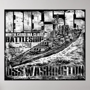 Poster i Battleship Washington