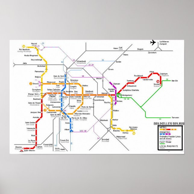 Poster i Bryssel (Framsidan)