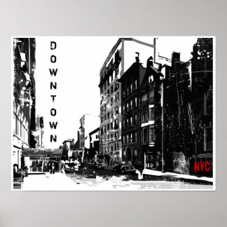 Poster i centrala Manhattan