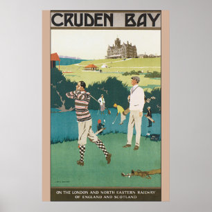 Poster i Cruden Bay Vintage resor