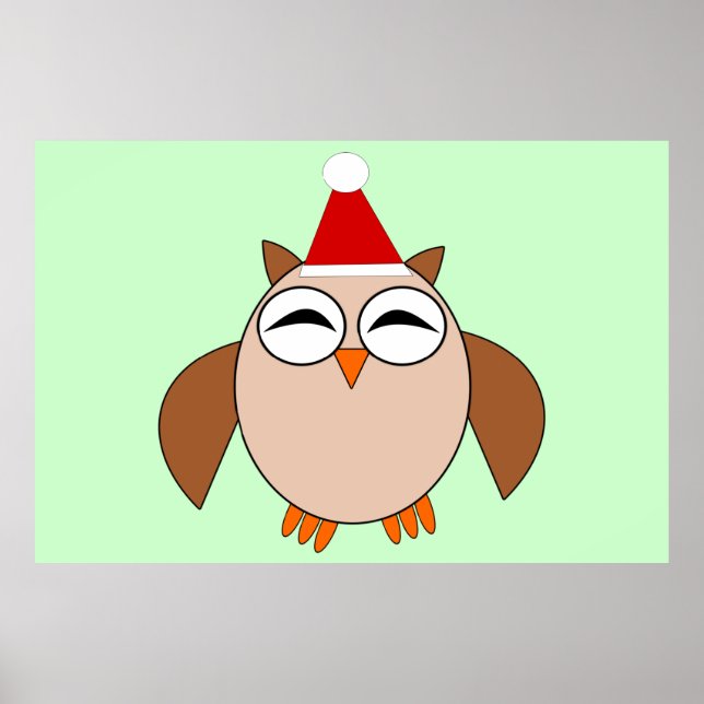 Poster i Cute jul Uggla (Framsidan)