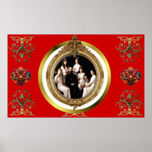 Poster i den ryska imperialfamiljen Romanov