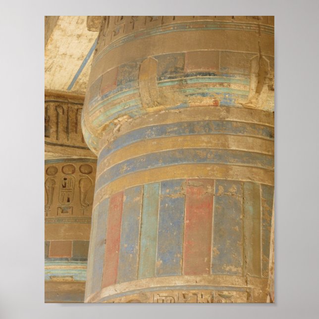 Poster i det antika egyptiska Temple (Framsidan)
