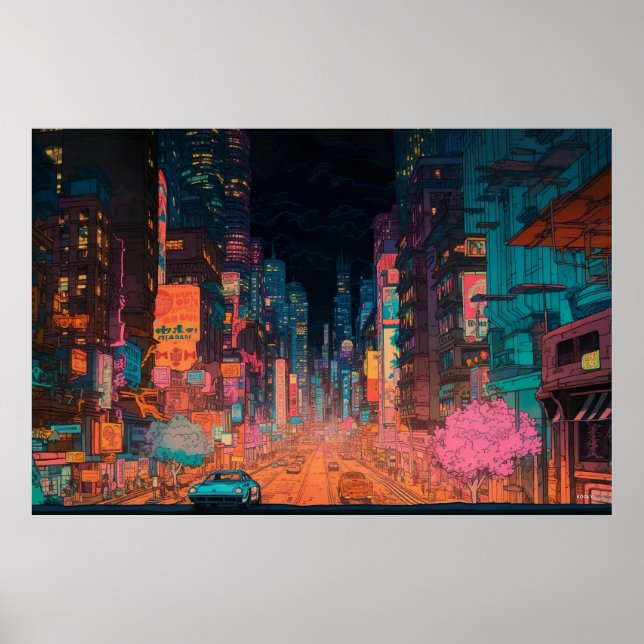 Poster i det centrala Tokyo Anime (Framsidan)