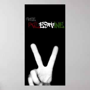 Poster i det fria Palestina