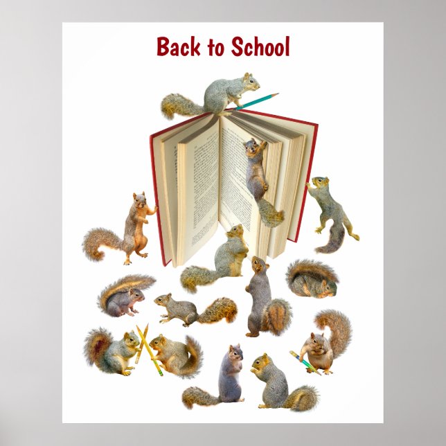Poster i ekorreskolan (Framsidan)