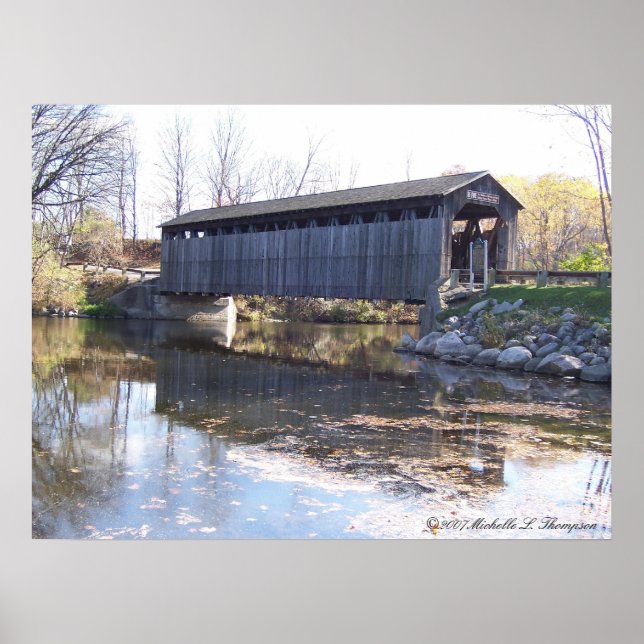 Poster i Fallasburg Covered Bridge (Framsidan)