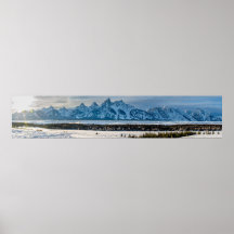 Poster i Grand Teton nationalpark Panorama