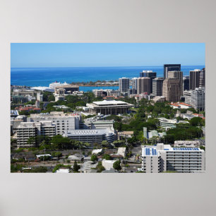 Poster i Honolulu City View