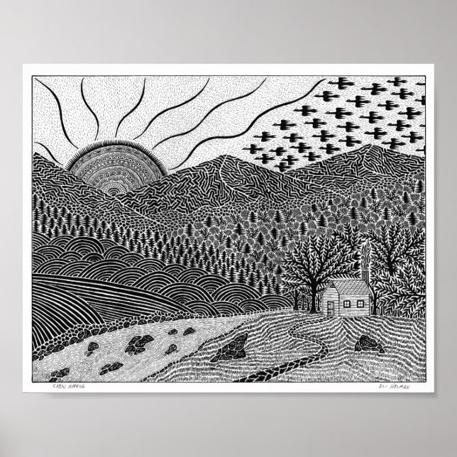 Poster i kabinmorgon (Framsidan)