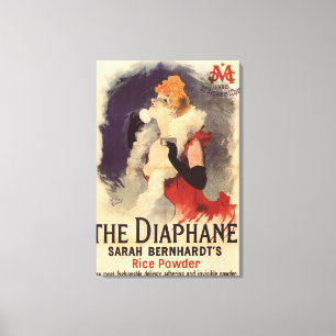 Poster i La Diaphane Woman Powdering Ansikte Promo Canvastryck