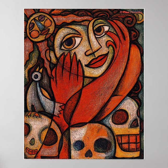 Poster i Mexiko (Day of the dead) (Framsidan)