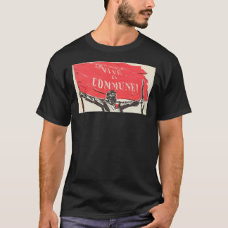 Poster i Paris - Vive Le Commune Postcard T Shirt