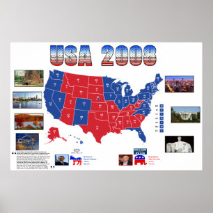 POSTER i presidentvalet i USA 2008