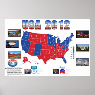 POSTER i presidentvalet i USA 2012