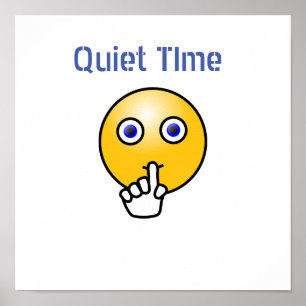 Poster i Quiet Time School