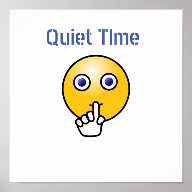 Poster i Quiet Time School (Framsidan)